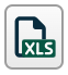 XLS file icon