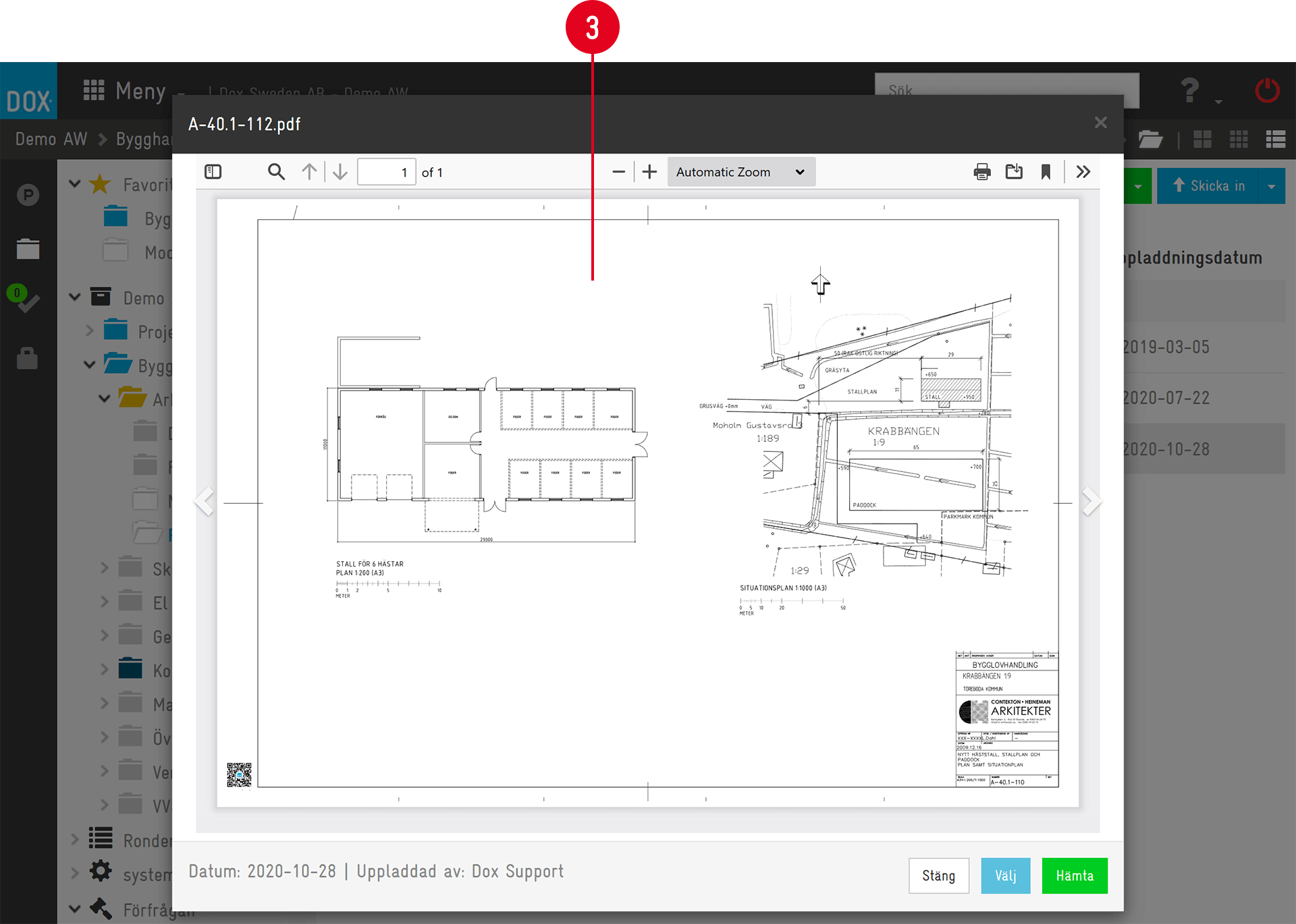 DOX — PDF document preview dialog