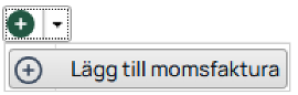 Knapp for å legge til momsfaktura i regnskapssystem